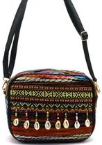 Geweven Boheemse Tas, Sieraden, Tassen en Uiterlijk, Tassen | Damestassen, Verzenden, Nieuw, Zwart, Handtas