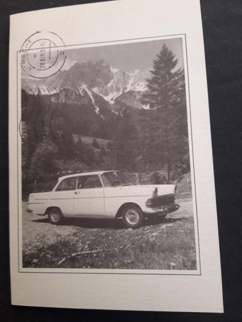 Opel Rekord P2 1962 - Fehac Nieuwjaarskaart 1994, Verzamelen, Automerken, Motoren en Formule 1, Zo goed als nieuw, Auto's, Ophalen of Verzenden