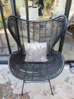 HK Living Rotan Fauteuil - Stijlvol & Comfortabel, Huis en Inrichting, Ophalen of Verzenden, Bruin, Eén