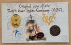 VOC duit coinkaart / muntkaart diverse jaren. Vier keer, Postzegels en Munten, Ophalen of Verzenden, Vóór koninkrijk, Overige waardes