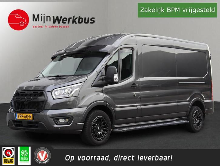 Ford Transit 350 2.0 TDCI L3H2 Limited | Navigatie | Cruise, Auto's, Bestelauto's, Bedrijf, Te koop, ABS, Achteruitrijcamera, Airconditioning