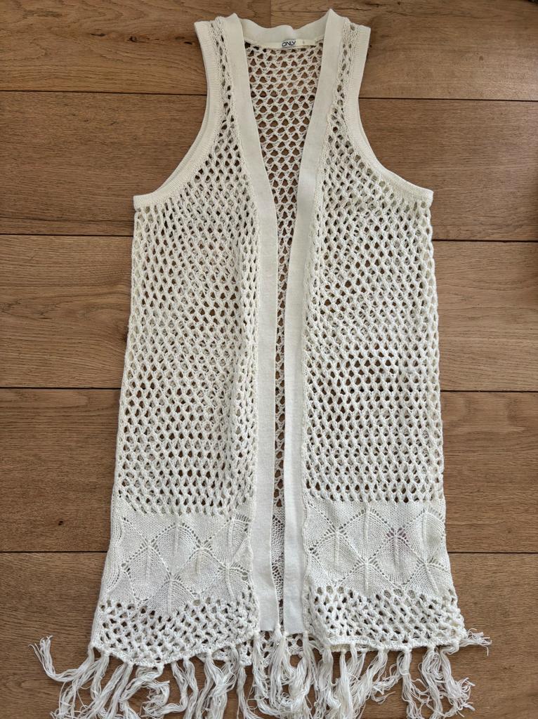 Vest - Maat S - Merk Only, Ophalen of Verzenden, Zo goed als nieuw, Maat 36 (S), Wit