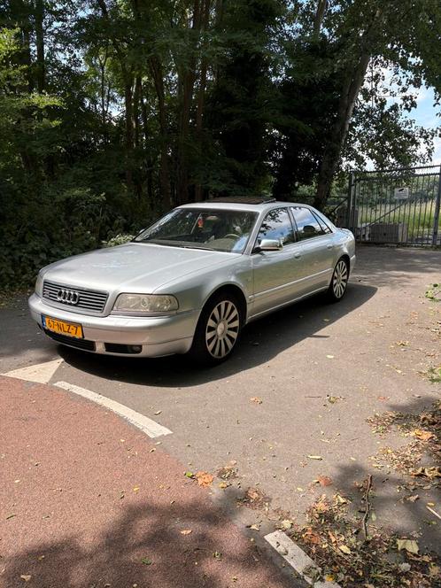 Audi a8 s line 1999 Grijs, Auto's, Audi, Particulier, A8, Benzine, Sedan, Automaat, Geïmporteerd, Zilver of Grijs, Zwart, Vierwielaandrijving