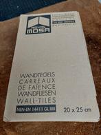 60 Mosa witte wandtegels 20 x 25 cm, Doe-het-zelf en Verbouw, Tegels, Ophalen, Nieuw, 20 tot 40 cm, Minder dan 5 m²