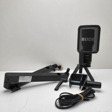 Rode NT USB Plus Mic + Elgato Wave Mic Arm | Met Garantie beschikbaar voor biedingen