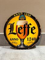 Mancave Bar Café Wanddecoratie metalen bordje Leffe bier, Ophalen of Verzenden, Zo goed als nieuw, Reclamebord, Plaat of Schild