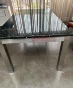 Eettafel met graniet blad, Ophalen, Overige materialen, Strak, Gebruikt