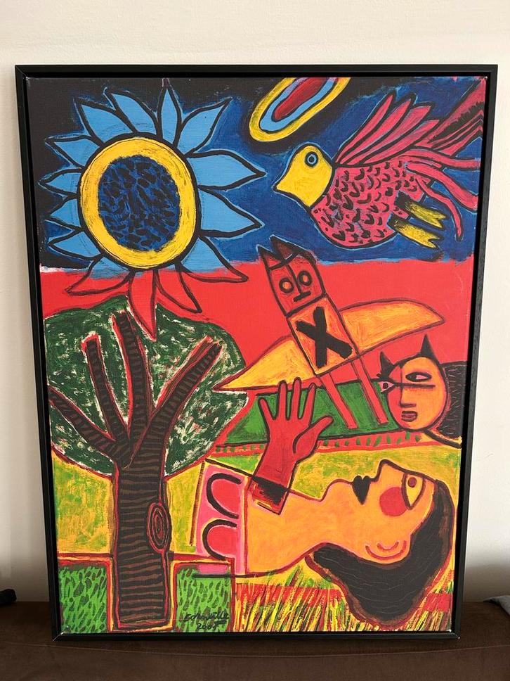 Corneille Zeefdruk 'Het Paradijs', Antiek en Kunst, Kunst | Schilderijen | Klassiek, Ophalen of Verzenden