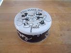 blik koek trommel Mickey en Minnie Mouse, Ophalen of Verzenden, Overige