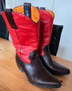 Western laarzen Cowboy laarzen, maat 38, leer, Ophalen of Verzenden, MAG Boots, Hoge laarzen, Zo goed als nieuw