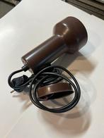 Vintage bedlampje bedlamp groen bruin spotje jaren 60 70, Ophalen of Verzenden, Gebruikt, Metaal of Aluminium, Plafondspot of Wandspot