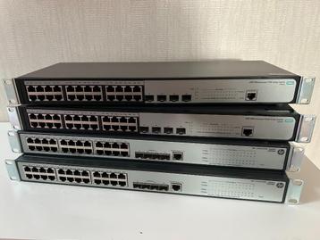 3x HP Enterprise 24 poorts Gigabit Switches beschikbaar voor biedingen