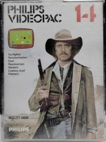 Gunfighter 14, VideoPac Video Game Cartridge + boekje beschikbaar voor biedingen