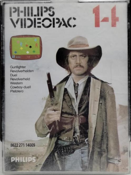 Gunfighter 14, VideoPac Video Game Cartridge + boekje, Spelcomputers en Games, Games | Overige, Gebruikt, Shooter, 1 speler, Vanaf 3 jaar