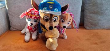 Paw Patrol Knuffels - Set van 3 beschikbaar voor biedingen