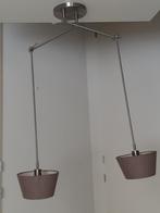 Lamp met twee instelbare 'hengels', inclusief lampenkappen, Ophalen, Zo goed als nieuw, Modern, Metaal