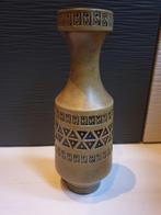 Egyptische Vaas - 37cm, Gebruikt, Overige kleuren, Aardewerk of Porselein, Ophalen of Verzenden