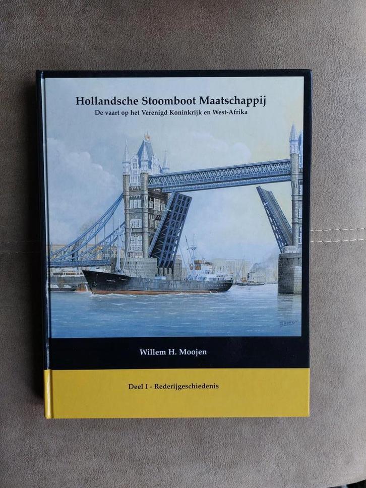 Hollandsche Stoomboot Maatschappij - deel I - W.H. Mooijen, Verzamelen, Scheepvaart, Zo goed als nieuw, Boek of Tijdschrift, Motorboot