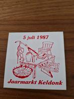 5439 Jaarmarkt Keldonk 1987 Sticker, Ophalen of Verzenden, Zo goed als nieuw