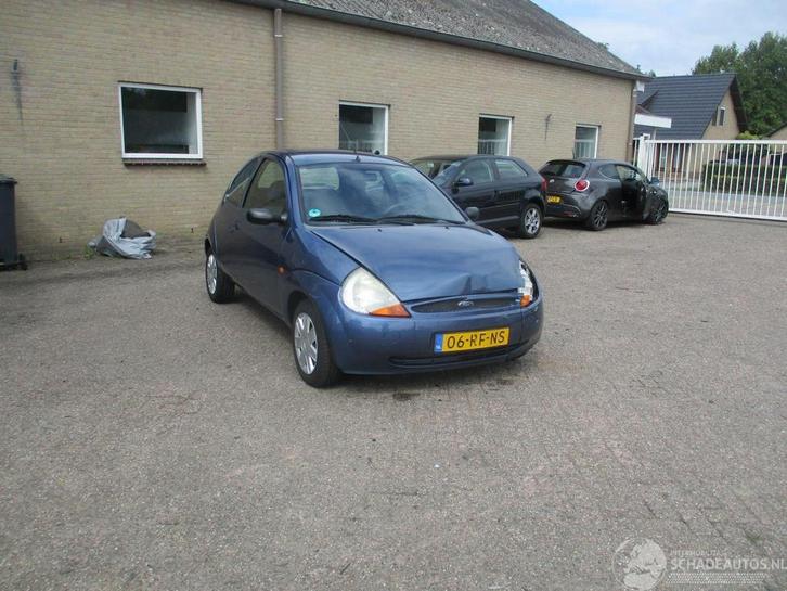 Ford Ka 1.3 Trend Airco NAP (bj 2005), Auto diversen, Schadeauto's, Ford, Handgeschakeld, Benzine, Hatchback, Blauw
