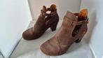 Art zgan bruin leren schoenen met hak mt 40, Bruin, ART, Ophalen of Verzenden, Zo goed als nieuw