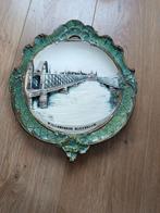 Prachtig Gipse wandbord 3D Willemssbrug Rotterdam H3595, Ophalen of Verzenden