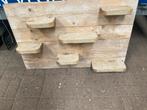 Wandbord steigerhout, Huis en Inrichting, Woonaccessoires | Wanddecoraties, Ophalen of Verzenden, Zo goed als nieuw