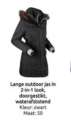 Winterjas maat 50 zwart, Kleding | Dames, Jassen | Winter, Ophalen of Verzenden, Zo goed als nieuw, Maat 46/48 (XL) of groter