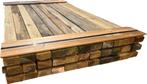 33 Geïmpregneerde balken 4.4x8.7 cm /1.60 m - nr: TB148, Tuin en Terras, Palen, Balken en Planken, Ophalen, Minder dan 180 cm
