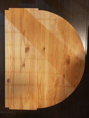 Halfronde IVAR plank/werkblad voor in stellingkast