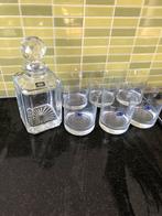 Nieuw! Whiskeyset kristal bohemia - 1 karaf, 6 glazen, Antiek en Kunst, Ophalen of Verzenden
