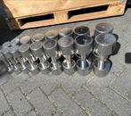 Chrome dumbells 2-10 kg dumbbell gewichten, Ophalen, Gebruikt, Chrome, Dumbbells