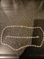14 krt gouden heren ketting met bijbehorende armband!, Sieraden, Tassen en Uiterlijk, Kettingen, Ophalen of Verzenden, Zo goed als nieuw