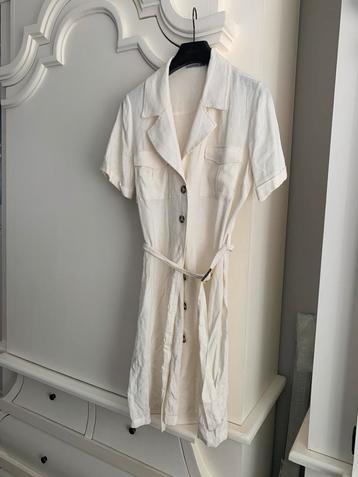 Linnen knoop jurk of blouse jas NIEUW! beschikbaar voor biedingen