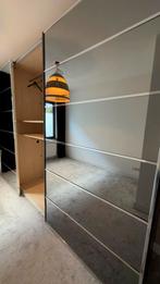 Grote kledingkast met spiegeldeuren, Huis en Inrichting, Kasten | Kledingkasten, Ophalen, Zo goed als nieuw, 50 tot 75 cm, 200 cm of meer