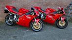 2x  Ducati 748, 1995 en 2002, 35000 en 55000 km origineel, Motoren