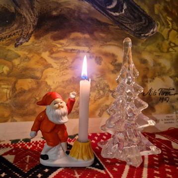 Kabouter Kandelaar Kerstboomkaarsjes Zweedse Kerst beschikbaar voor biedingen