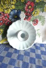 brocante wit emaille blaker/ emaille kaarshouder, Antiek en Kunst, Antiek | Emaille, Ophalen of Verzenden