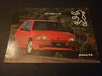 Brochure Peugeot 106 Rallye, Ophalen of Verzenden, Zo goed als nieuw, Peugeot