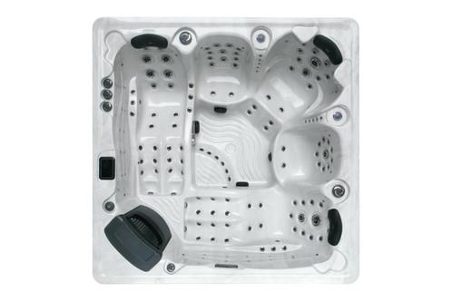 Genoa Super Deluxe spa Vol opties!, Tuin en Terras, Bubbelbaden en Hottubs, Nieuw, Vast, Afdekzeil, Filter, Pomp, Ophalen of Verzenden
