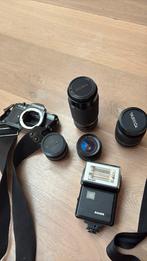 Yashica FX-3 Analoge Camera met Accessoires, Ophalen of Verzenden, Gebruikt, Spiegelreflex, Overige Merken