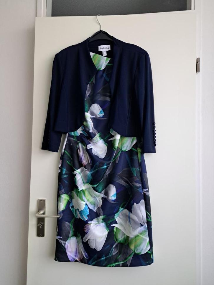 Swing (feest)jurk en Joseph Ribkoff jasje, Kleding | Dames, Gelegenheidskleding, Zo goed als nieuw, Overige typen, Maat 38/40 (M)