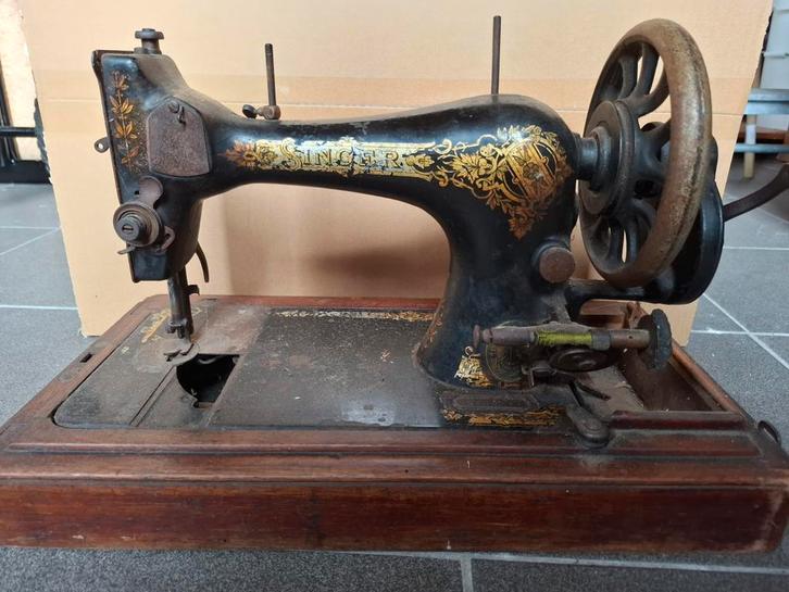 Antieke Singer Naaimachine - Decoratief Pronkstuk, Antiek en Kunst, Antiek | Naaimachines, Ophalen