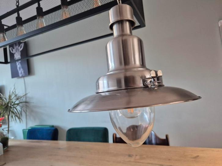 Vintage ikea ottava lamp rvs, Huis en Inrichting, Lampen | Hanglampen, Zo goed als nieuw, Minder dan 50 cm, Ophalen of Verzenden