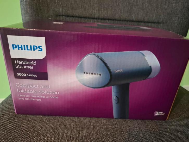 Philips Handheld Kledingstomer steamer 3000 Serie - Nieuw!, Witgoed en Apparatuur, Stoomapparaten, Nieuw, Kledingstomer, Ophalen of Verzenden