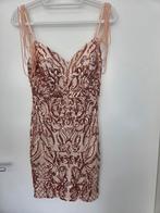 Chique Cocktailjurk Rosé Pailletten Maat M, Kleding | Dames, Maat 38/40 (M), Ophalen of Verzenden, Zo goed als nieuw, Emi Majöly