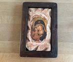 Vintage icoon De Moeder Gods, Ophalen of Verzenden