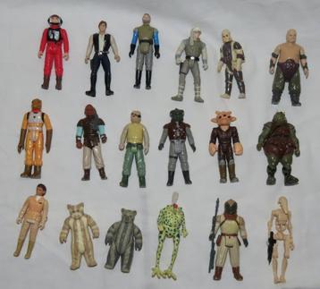 18 Vintage Star Wars figuurtjes beschikbaar voor biedingen