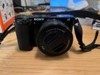 Sony A6000 camera + 16-50mm lens + accessoires, Compact, Ophalen of Verzenden, Zo goed als nieuw, 4 t/m 7 keer