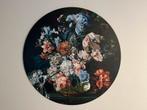 Stilleven van bloemen muurcirkel 100 cm. HIP, Antiek en Kunst, Ophalen